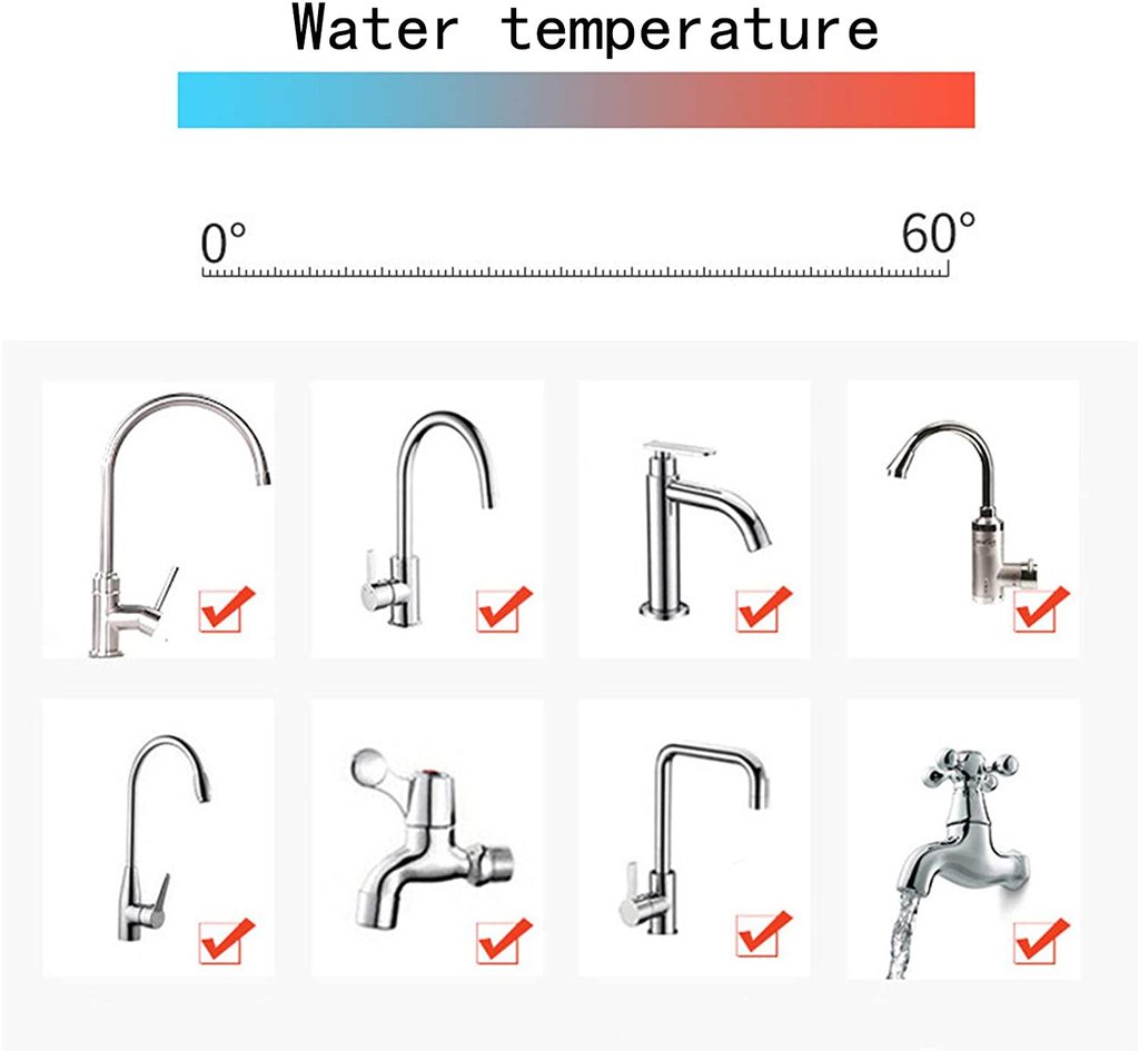 Filtre à eau pour robinet de cuisine – purificateur d'eau avec matériau  ultra-absorbant – filtre de robinet à montage longue durée avec commutateur  – système de purification de l'eau –